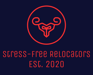 Red Evil Goat logo design