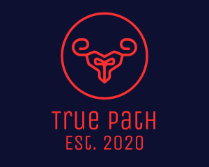 Red Evil Goat logo design