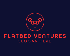 Red Evil Goat logo design