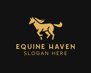 Elegant Horse Stallion logo