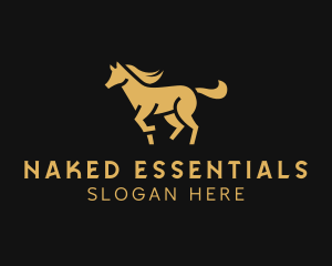 Elegant Horse Stallion logo design