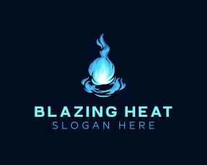 Blazing Fire Ball logo design