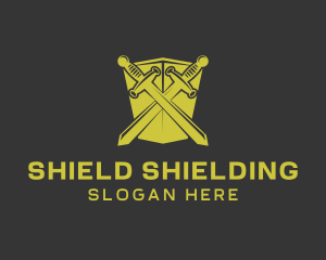 Medieval Sword Shield logo