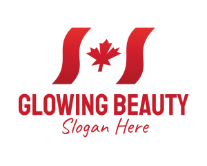 Wavy Canada Flag  logo