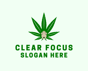 Medicinal Female Marijuana Logo