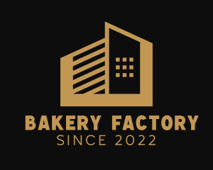 Urban Warehouse Factory Building logo design