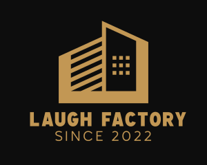 Urban Warehouse Factory Building logo design