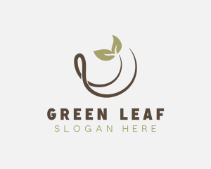 Simple Leaf Sprout logo