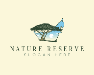 Nature Acacia Tree logo design