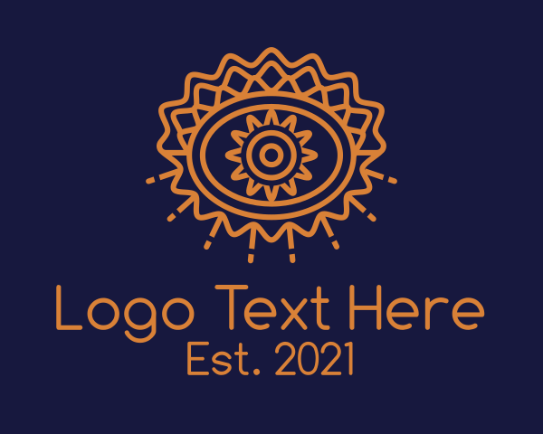 Hieroglyphic logo example 1
