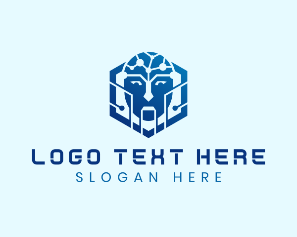 Cyborg logo example 1