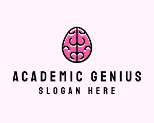 Smart Brain Egg logo design