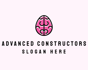 Smart Brain Egg logo design