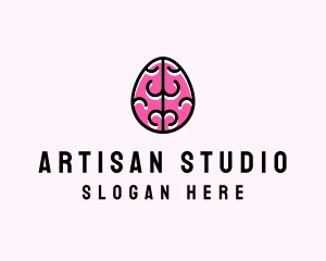 Smart Brain Egg logo design