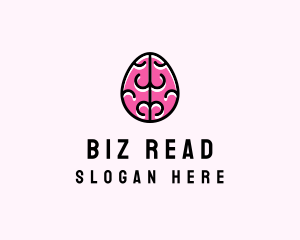 Smart Brain Egg logo design