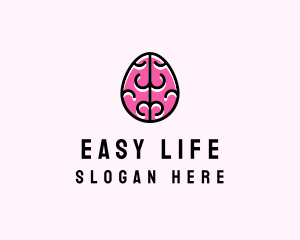 Smart Brain Egg logo design