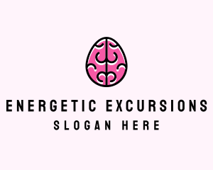 Smart Brain Egg logo design