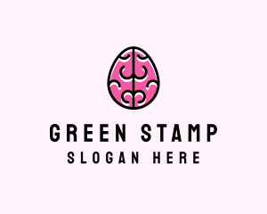 Smart Brain Egg logo design