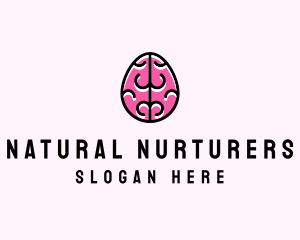 Smart Brain Egg logo design