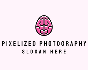 Smart Brain Egg logo design