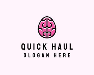 Smart Brain Egg logo design