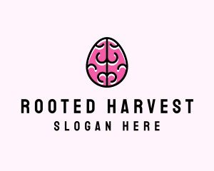 Smart Brain Egg logo design