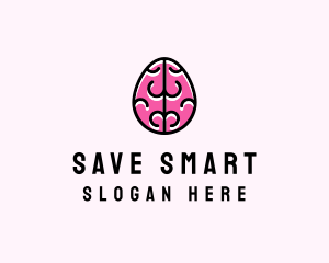 Smart Brain Egg logo design