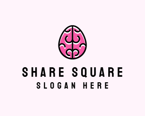 Smart Brain Egg logo design