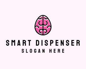 Smart Brain Egg logo design