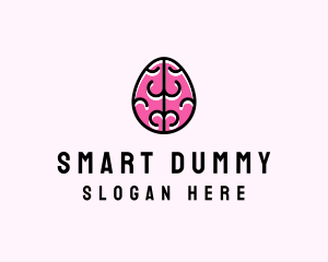 Smart Brain Egg logo design