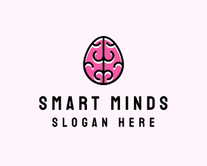 Smart Brain Egg logo design