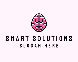 Smart Brain Egg logo design