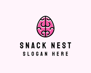 Smart Brain Egg logo design