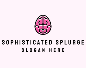 Smart Brain Egg logo design