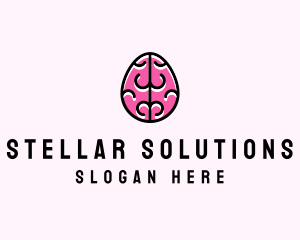 Smart Brain Egg logo design