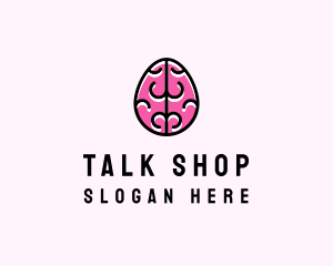 Smart Brain Egg logo design