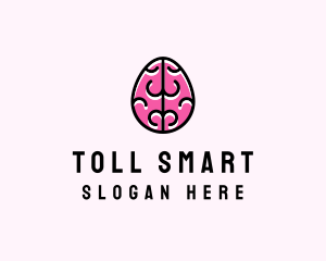 Smart Brain Egg logo design