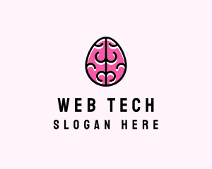 Smart Brain Egg logo design