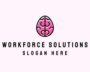 Smart Brain Egg logo design