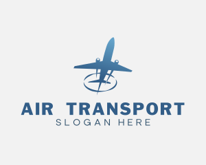 Flying Aircraft Airplane logo design