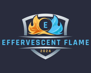 Cold Flame Ventilation logo design