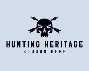 Skull Hunting Arrow logo