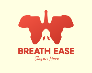 African Continent Lungs logo design