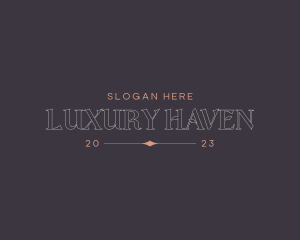 Expensive Luxury Boutique logo design