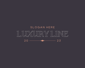 Expensive Luxury Boutique logo design