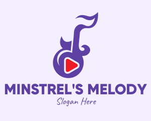 Music Media Player  logo design