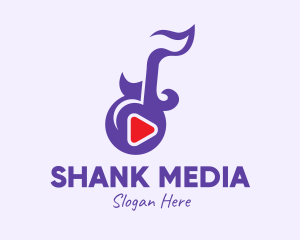 Music Media Player  logo design