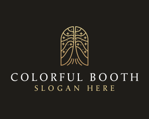 Natural Tree Flower logo design