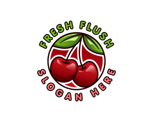 Sweet Cherry Fruit  logo design