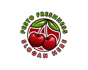 Sweet Cherry Fruit  logo design